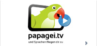 Papagei: Das Videosprachlernportal.